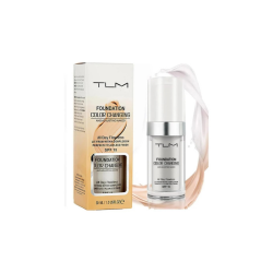 كريم اساس TLM سائل متغير اللون  ابيض 30 مل TLM Color-Changing Liquid Foundation White